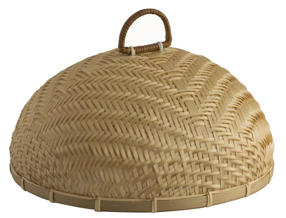 Abdeckhaube aus Bambus 30 cm