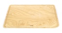 Schneidbrett M 35x25 cm mit Saftrille weiße Esche