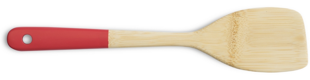 Pfannenwender Bambus 30 cm Rot