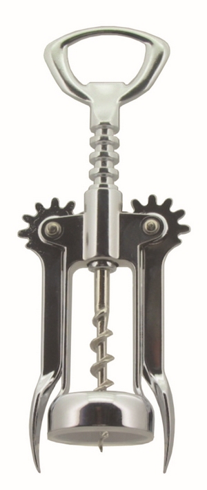 Hebelkorkenzieher verchromt - starke Ausführung 