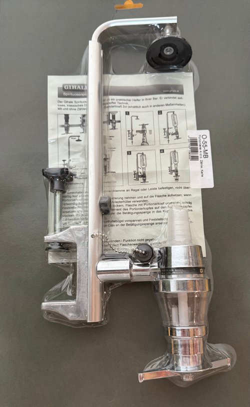 Getränkeportionierer 4cl ohne Zählwerk auf Karte