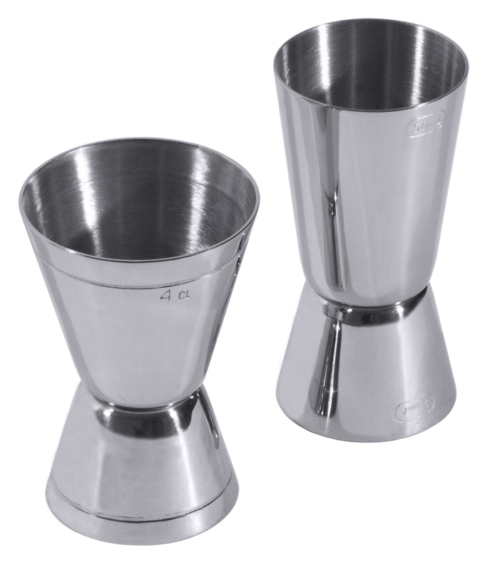 Cocktailmaß 2/4 cl 18/10 auf Karte