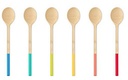 Kochlöffel S 22,5 cm bunt Bambus