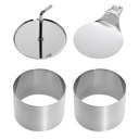 Dessert-/Speisenformer »Kreis«, rund, 4tlg., 7,5 cm