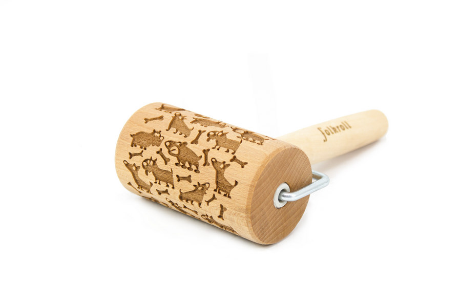 Nudelholz verrückter Hund