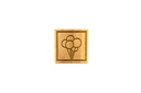Stempel Luftballoons quadratisch