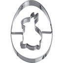 Ausstechform »Osterei mit Hase«, 8 cm