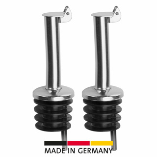 2 Ausgießer »Inox Gastro«, PE-Kork, Metallkläppchen