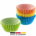 80 Pralinenförmchen aus Papier, farbig