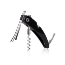 Einzelzug Korkenzieher schwarz