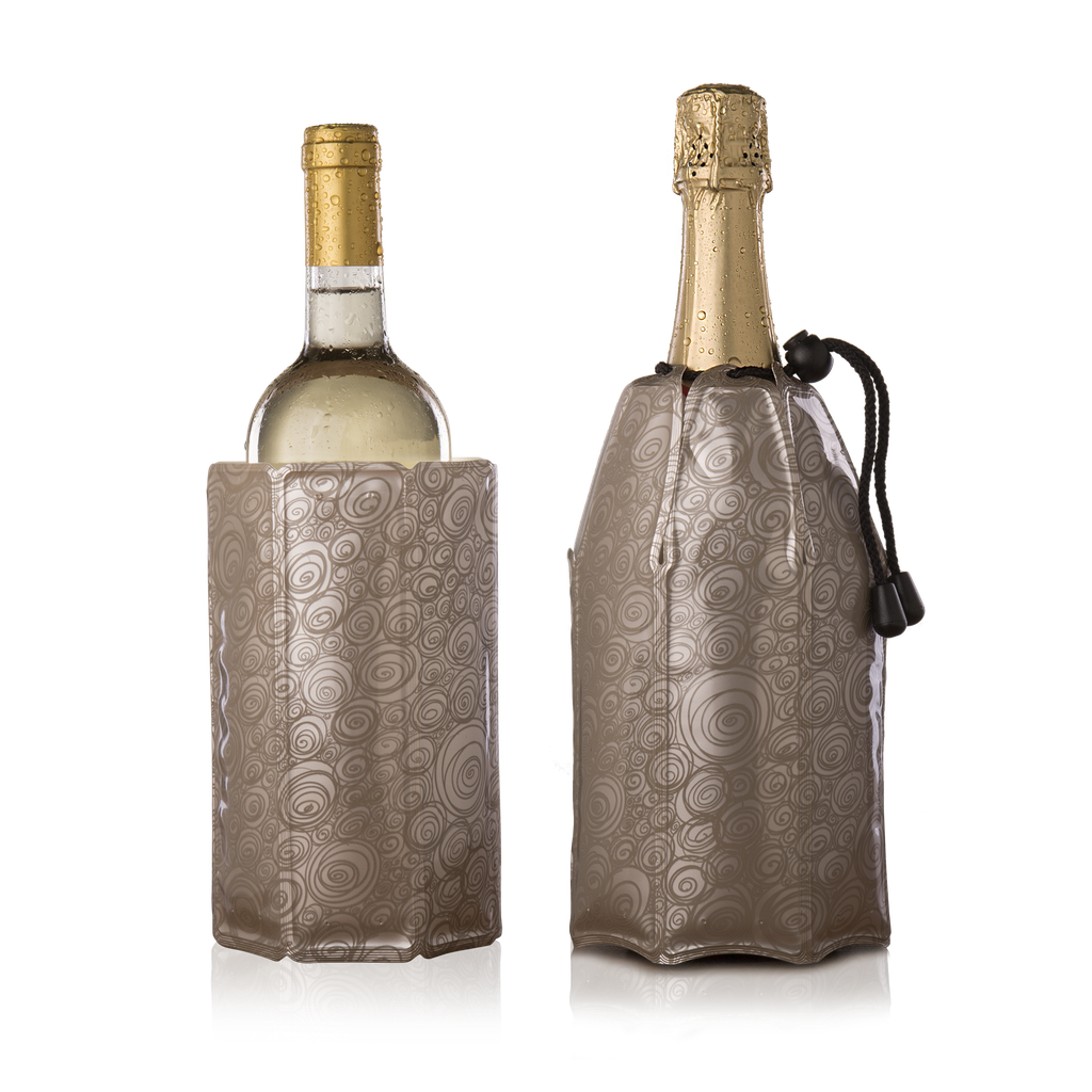 Aktivkühler (Manschette) 2er Set für Wein & Champagner Platinum