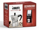 Moka Express Set 3 Tassen + Perfetto Moka Classico 250g