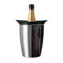 Aktiv Weinkühler für Champagner Elegant in Edelstahl, Faltschachtel