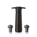 Weinpumpe schwarz (1 Pumpe, 2 Wein Stopper) Faltschachtel