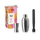 Cocktail Set Basic 3tlg, Faltschachtel