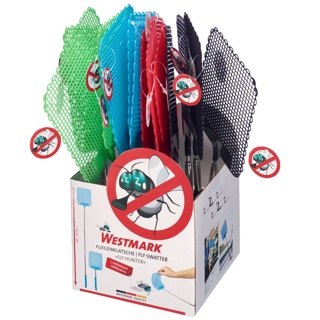 Display Fliegenklatsche Fly Hunter 16 Stück