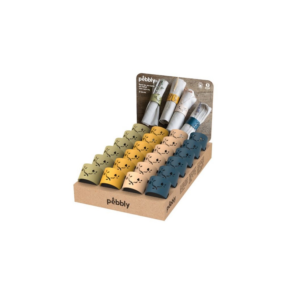 Display Serviettenringe 24 Stück Ø 4 cm