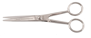 Haarschere vernickelt 1a  5"