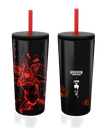 Thermobecher Stranger Things mit Strohhalm
