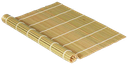Sushi Matte 27x27cm Bambus