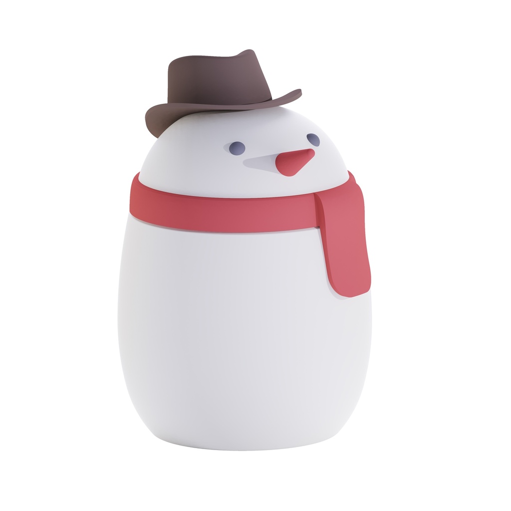 Thermobehälter für Essen Schneemann 600ml