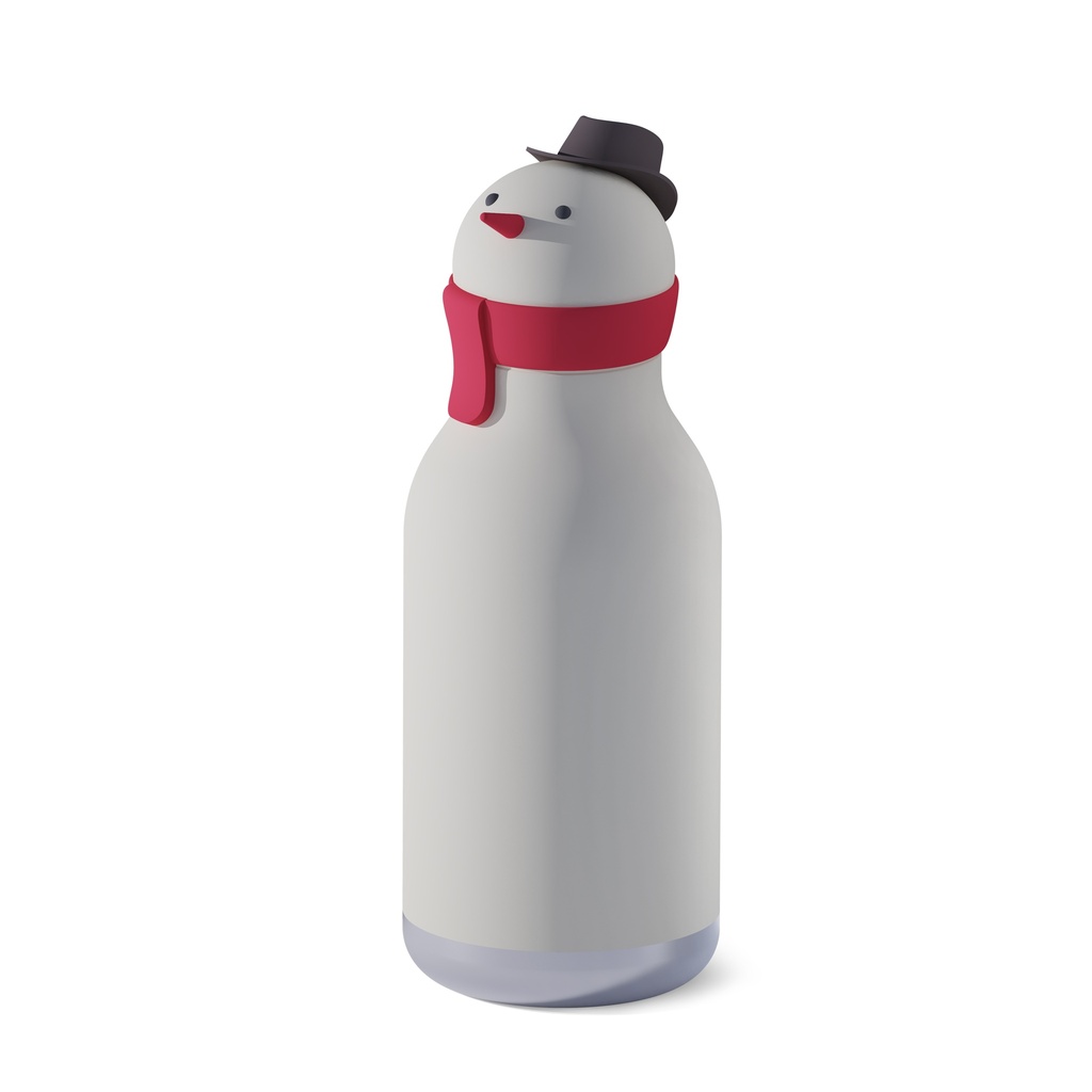 Isolierflasche Schneemann