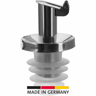 Ausgießer »Inox Öl-Spezial«, Silikonkork, Metallkläppchen