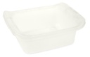 Waschbecken rechteckig 15l Kunststoff