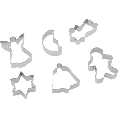Set Ausstechförmchen »Weihnachten«, 6 tlg
