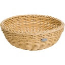 Schale rund, Ø 37 x 9 cm, hellbeige