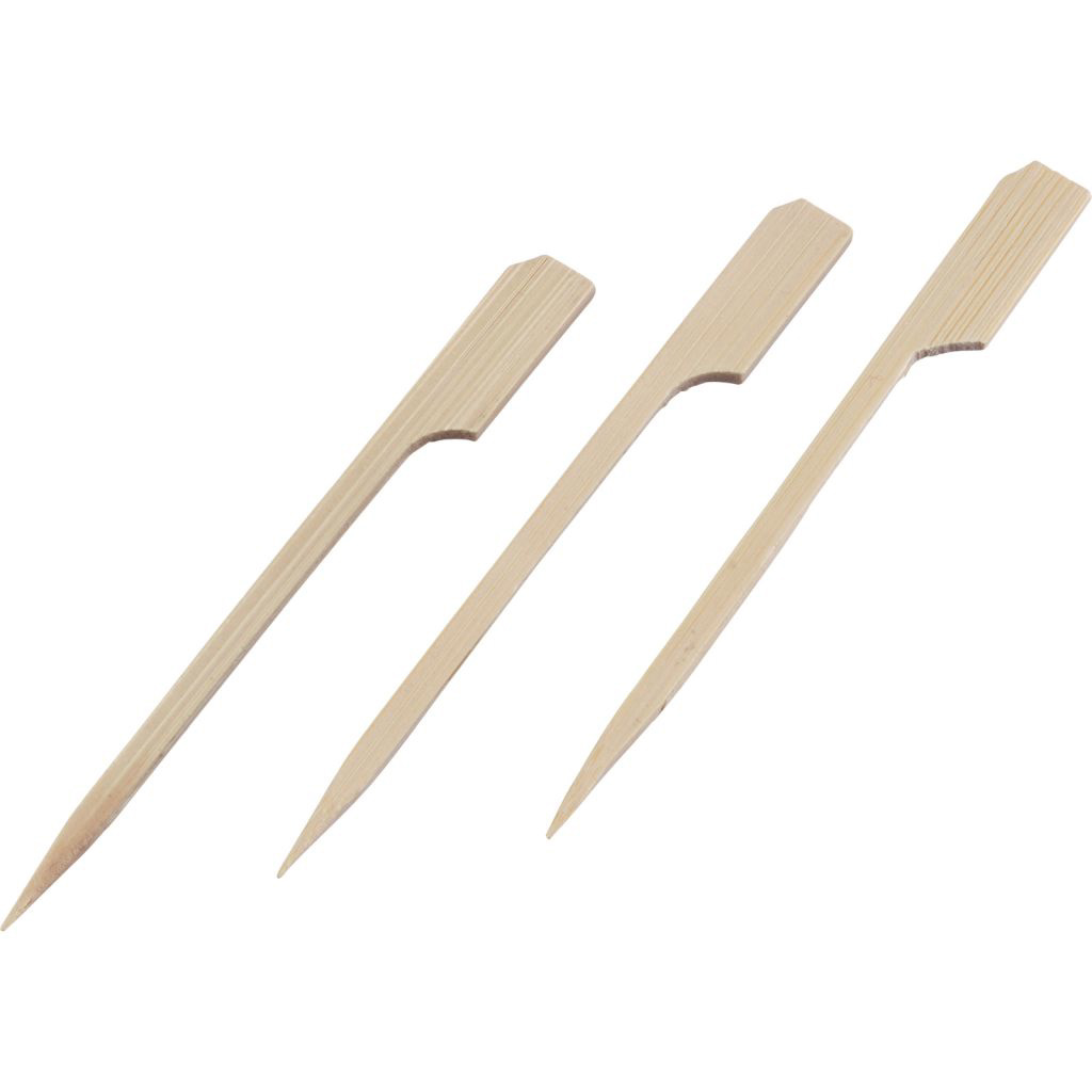 100 Fingerfood Sticks + Grillspieße »Woody«, 9 cm