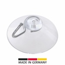 3 Saughaken, transparent, ø 40 mm