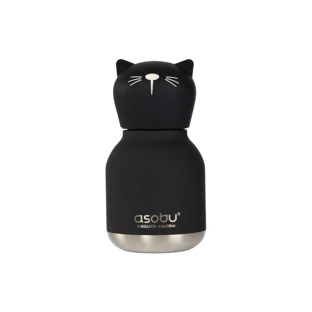 Mini Isolierflasche Katze