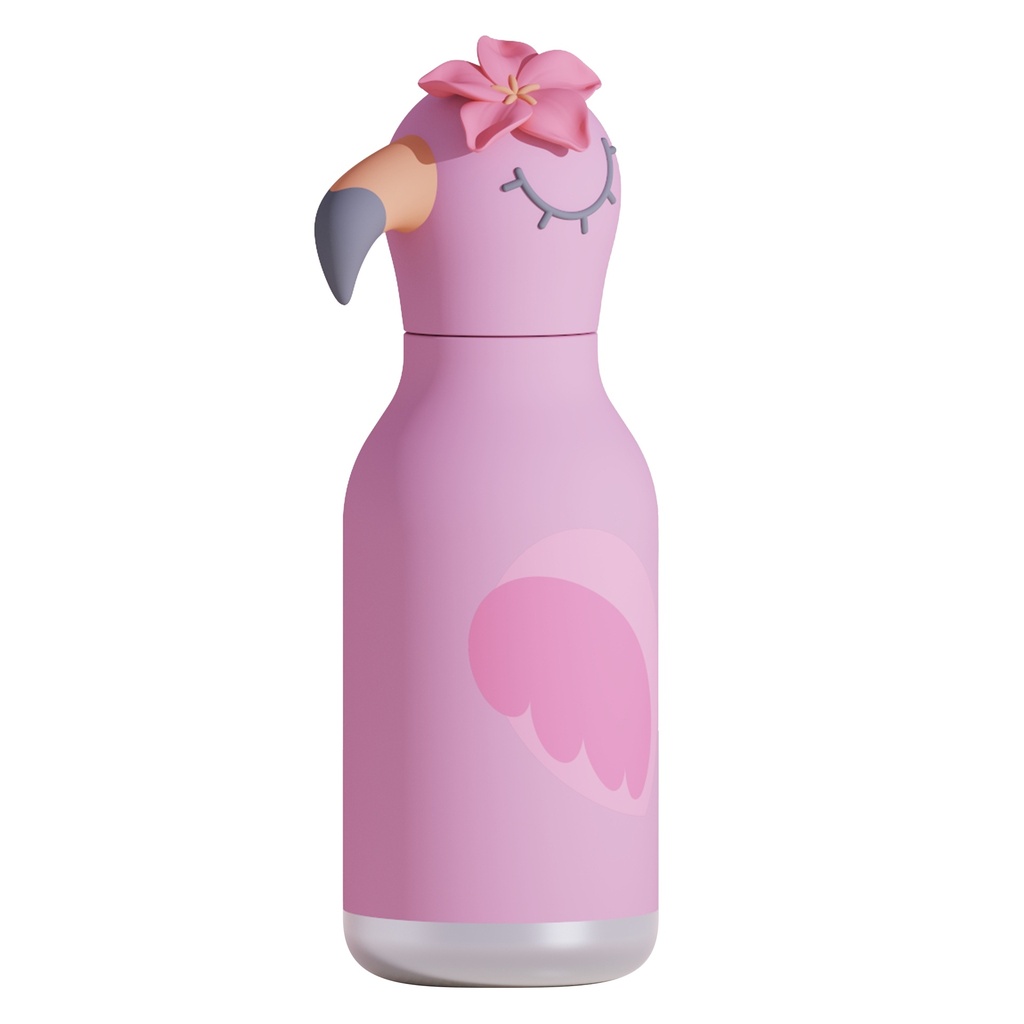 Isolierflasche Flamingo
