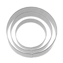3 Terrassen-Ausstechformen »Ring glatt«, 4, 5, 6 cm
