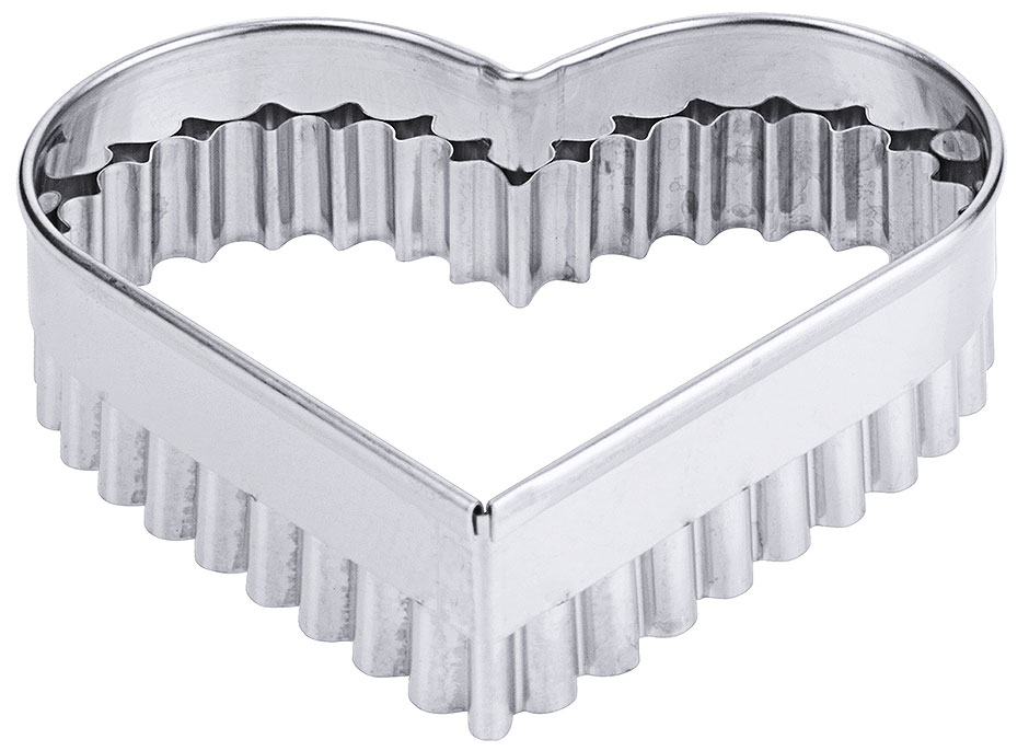 Ausstecher, Herz, gezackt