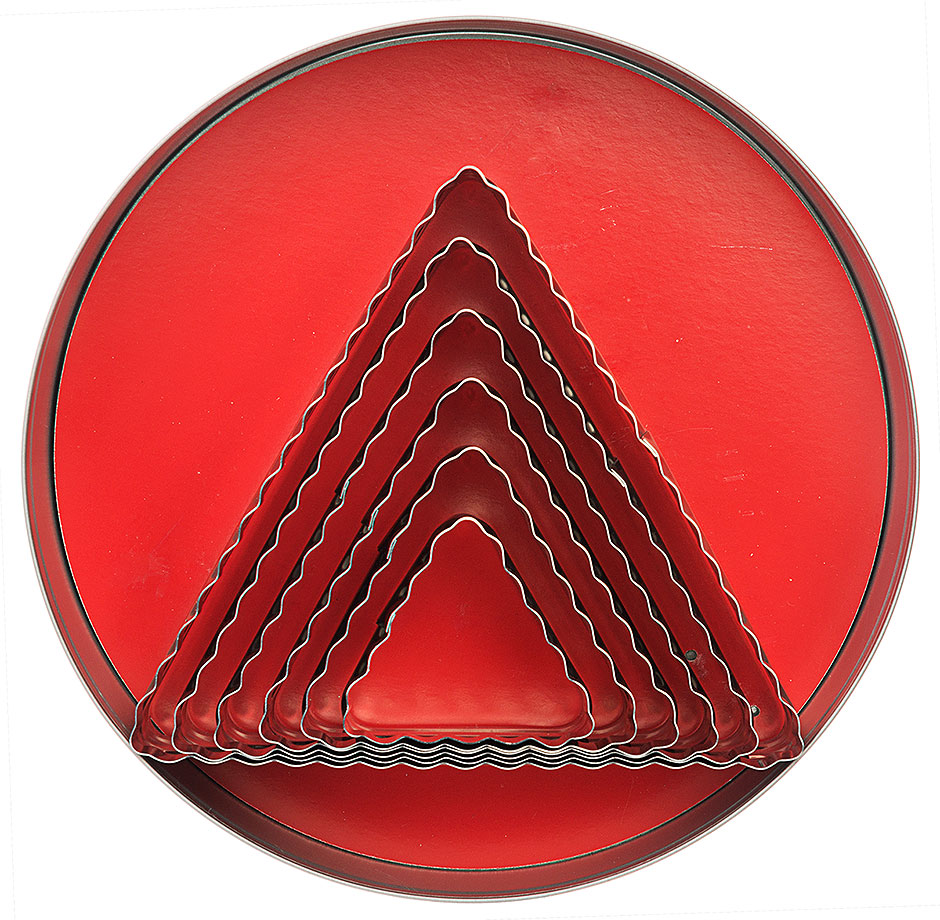 Ausstechformen, dreieckig