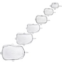 6 Frischhaltedeckel aus Silikon »Square«