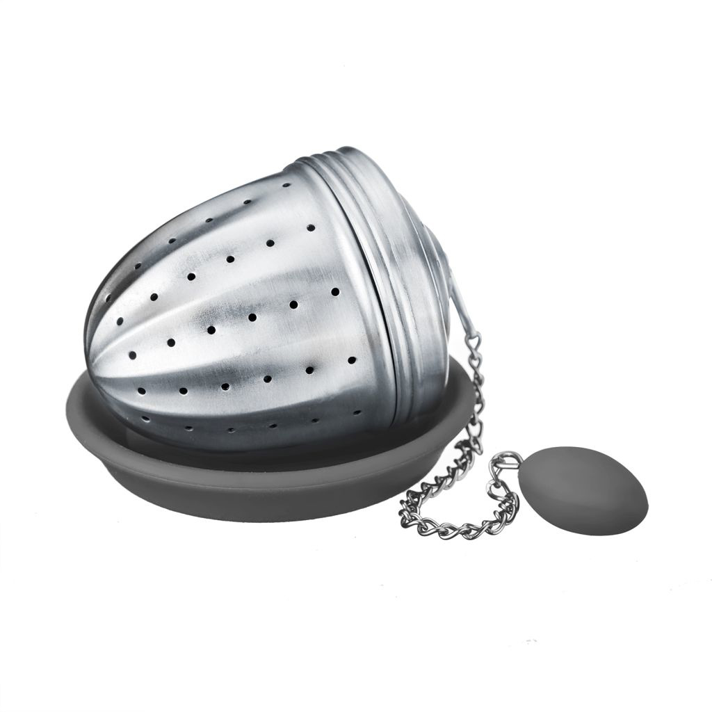 Tee-Ei mit Silikon-Untersetzer