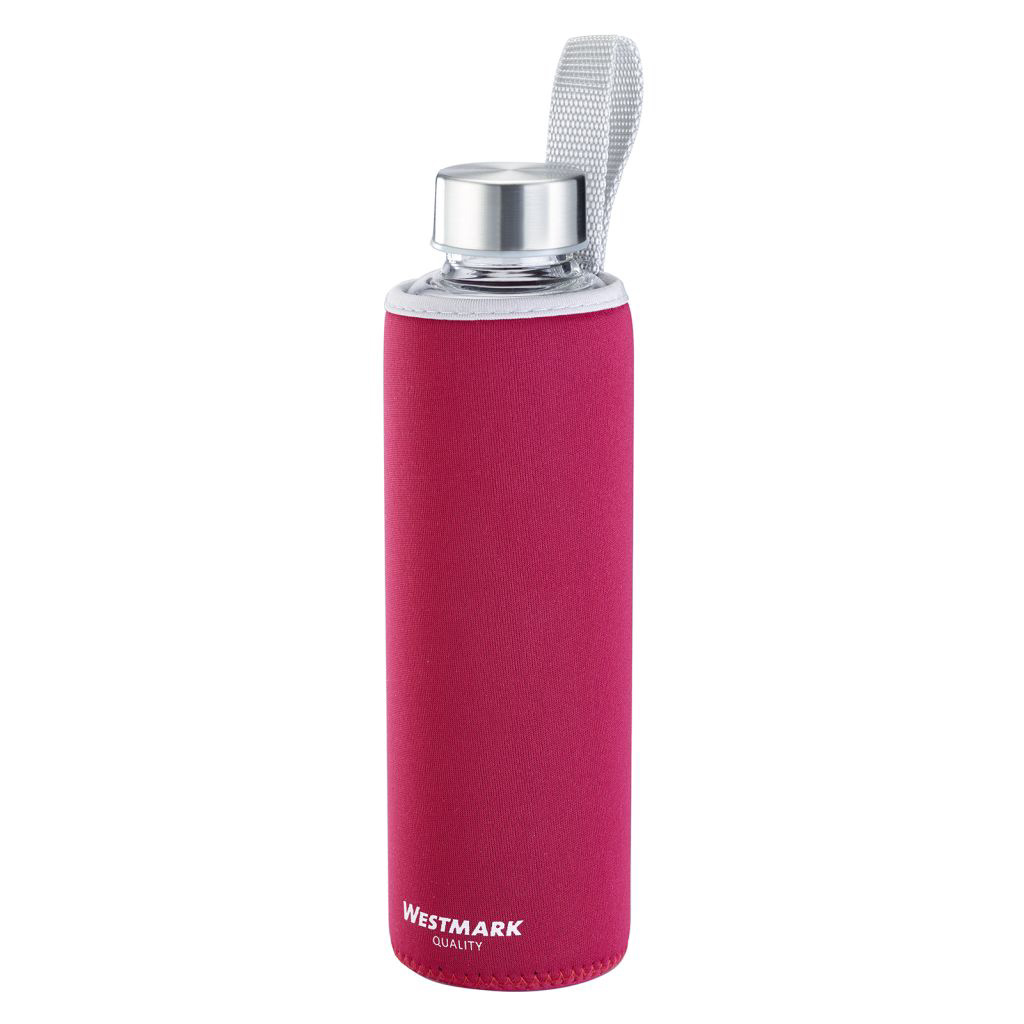 Trinkflasche »Viva« aus Glas mit Cover