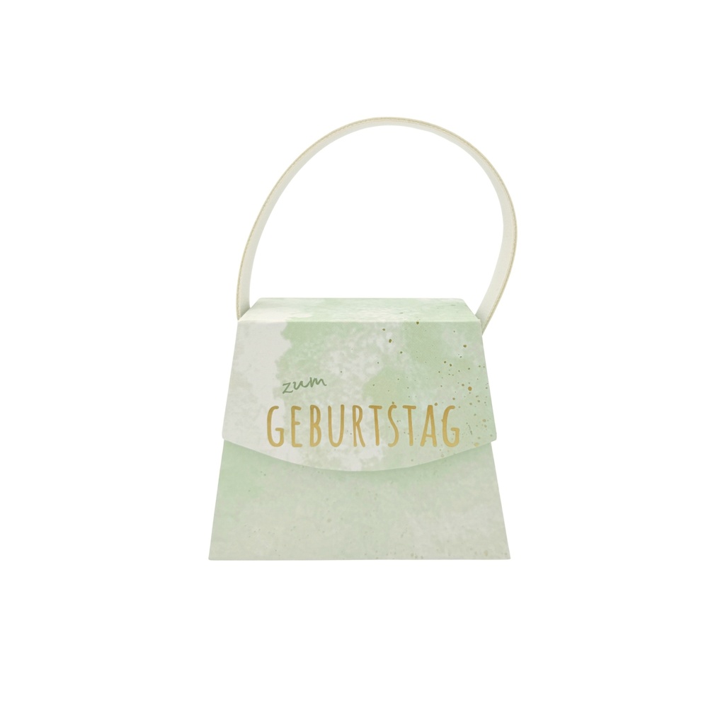Mini Handtaschen, pastell "Geburtstag" 6 Stück