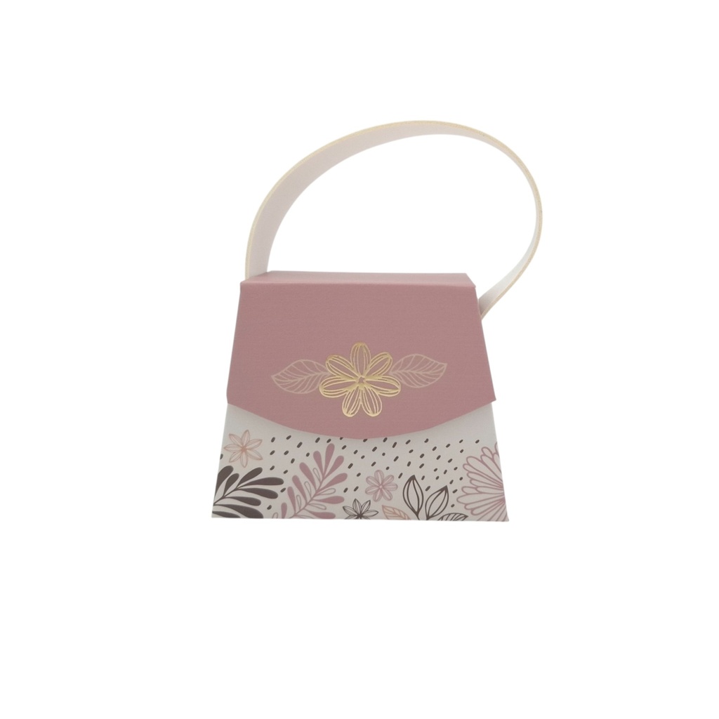Mini Handtaschen-Geschenkschachtel, Floral (6 Stück)