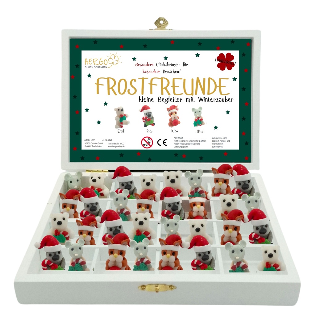 Frostfreunde Figuren, 4-fach sortiert (48 Stück)