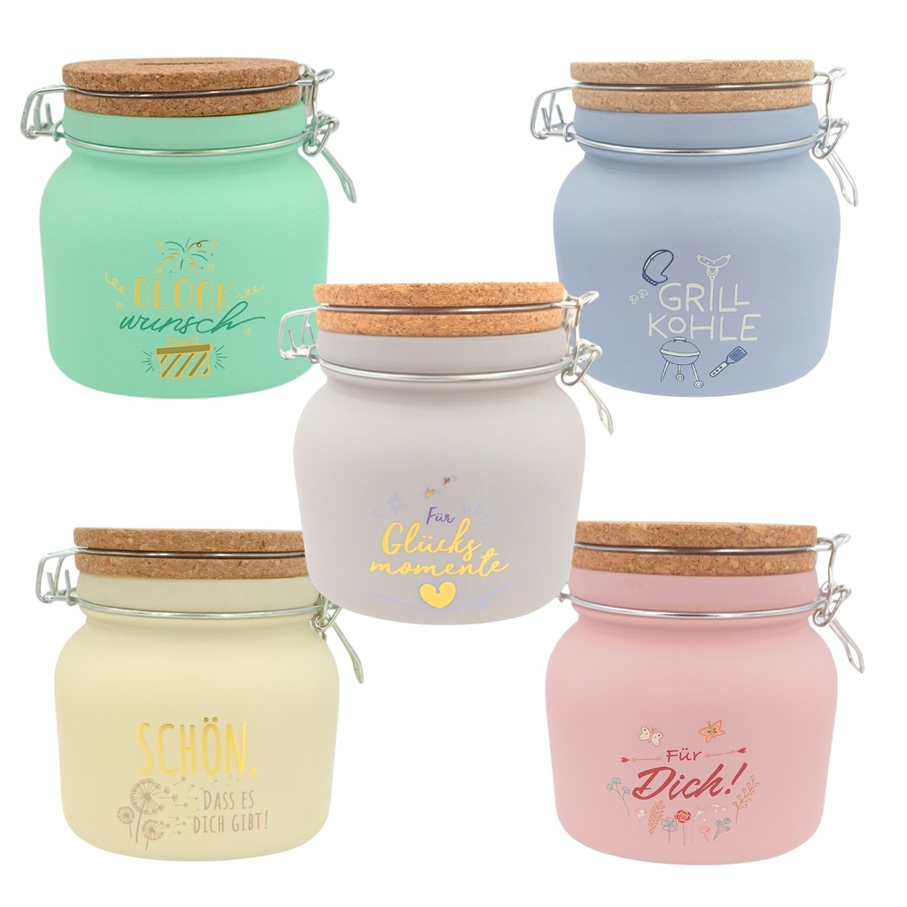 SET Sparglas bunt, 10 Stück, 5-fach sortiert
