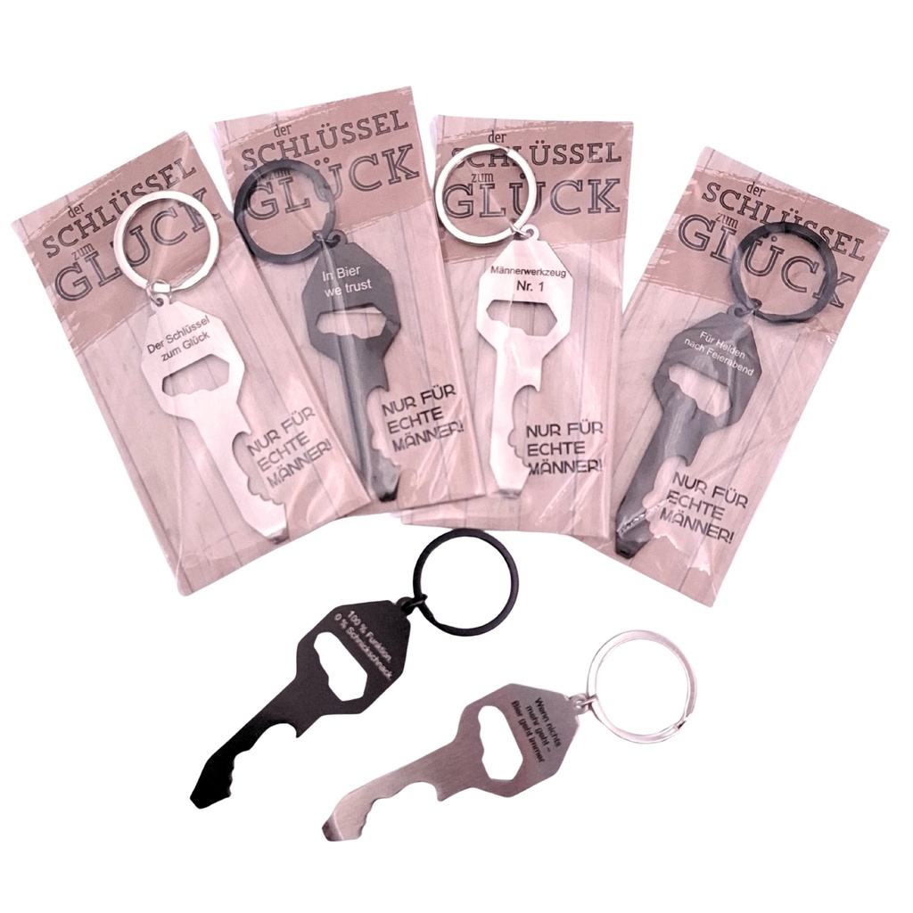 SET Schlüsselanhänger "Schlüssel zum Glück" (24 Stück)