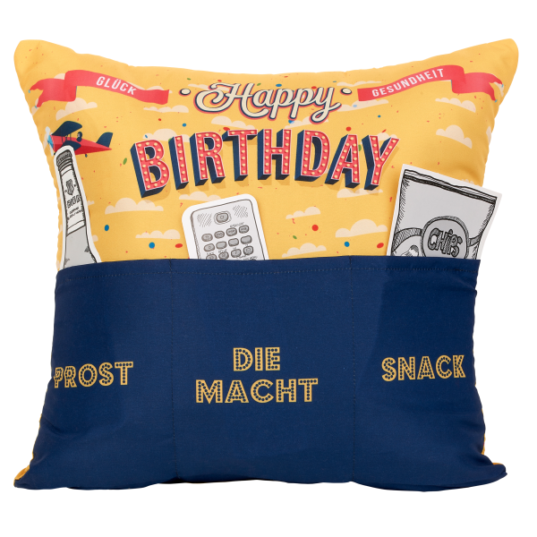 Sofahelden Polster Happy Birthday RETRO (3 Stück)