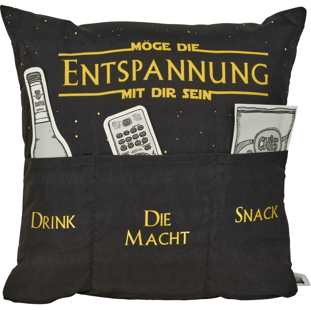 Sofahelden Polster "Möge die Entspannung" (3 Stück)