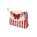 Handtaschen-Geschenkschachtel, Fröhliche Weih. (6 Stück)