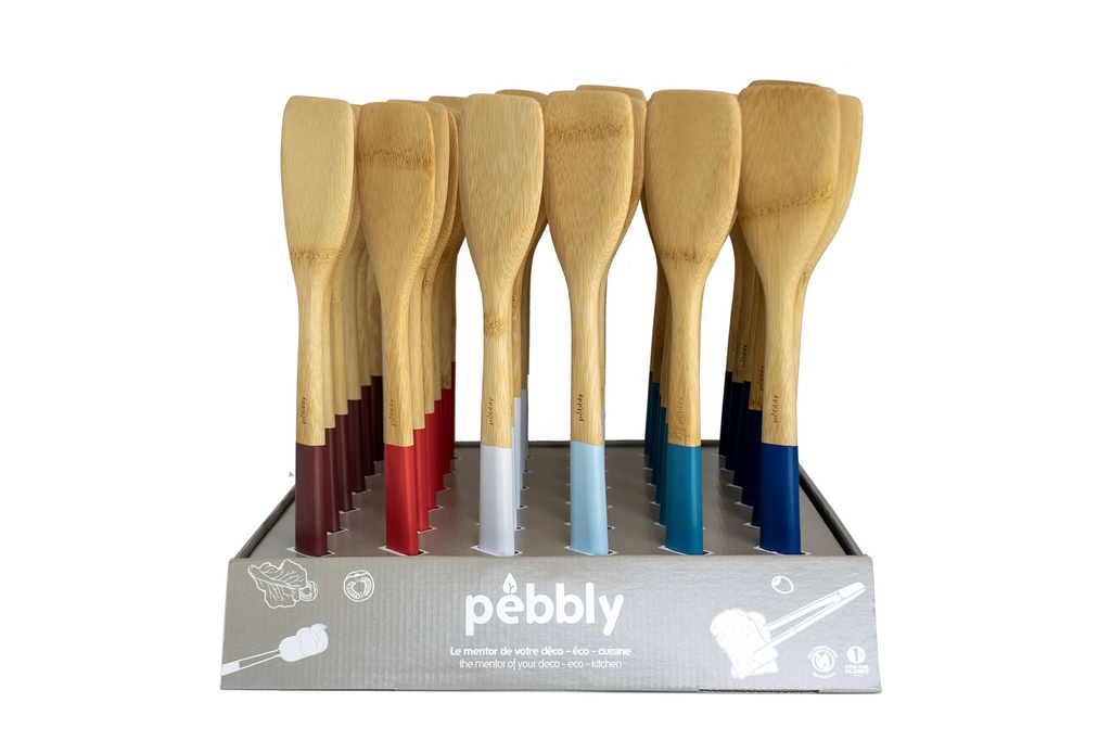 Display Bambus Pfannenwender 30 cm 36-teilig Frenchy