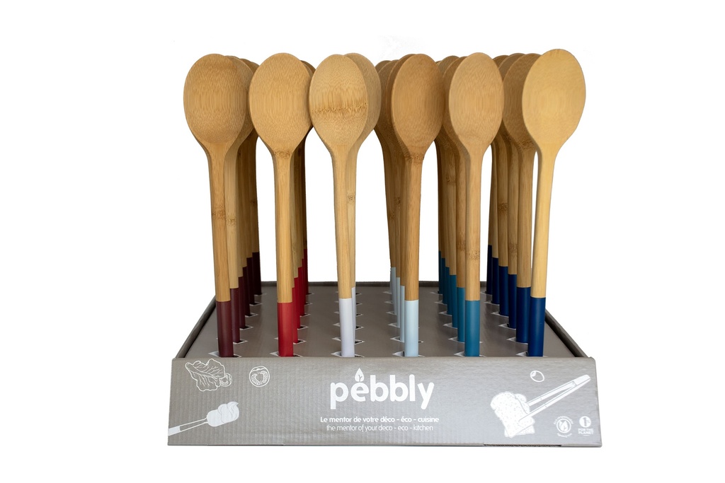 Display Bambus Kochlöffel M 30 cm 36-teilig Frenchy